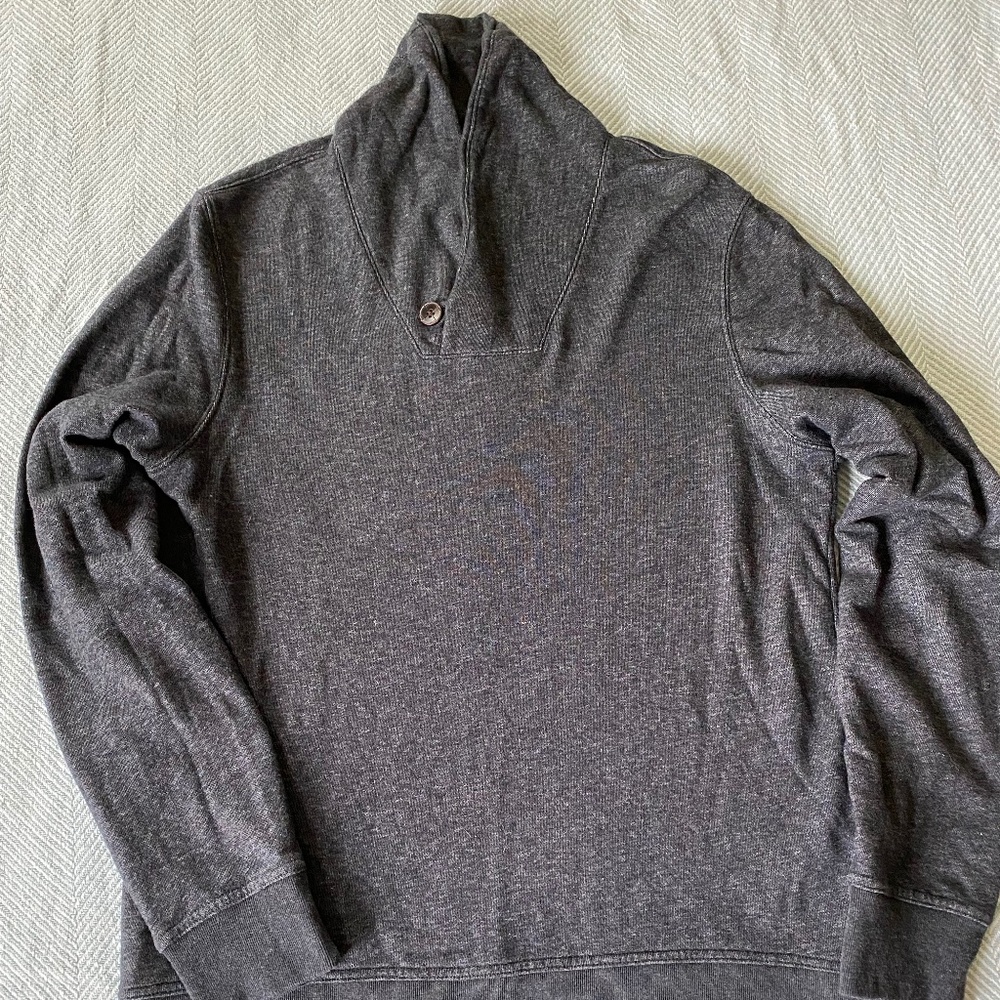 Banana Republic 100% Cotton Mens Medium Sweater Cowl neck
